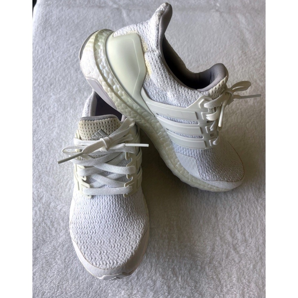 Adidas Sneakers Women's 7 Ultraboost DNA White Iridescent Sneakers Run, Gym